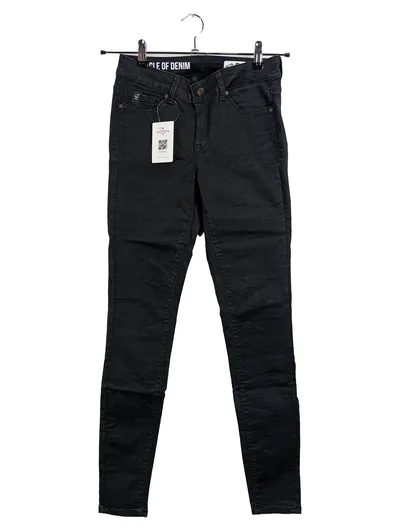Miracle of Denim Damen Jeans Skinny Fit Schwarz Gr. 26/32 Stretch