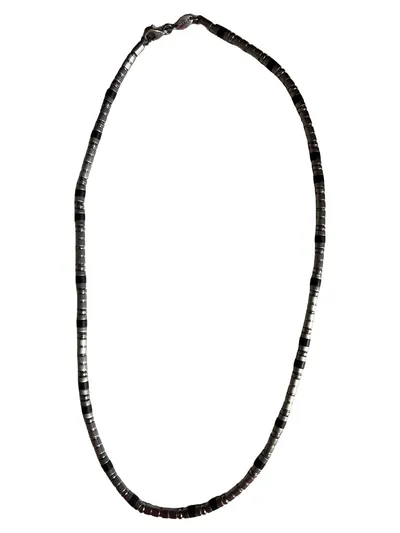 Fossil Herren Armband Edelstahl Silber Schwarz 22cm Modern
