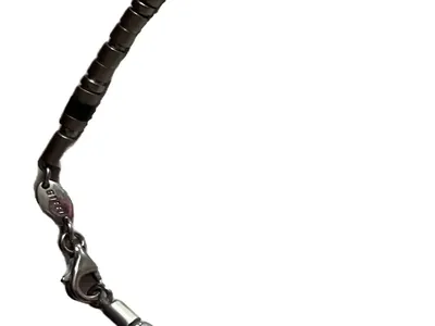 Fossil Herren Armband Edelstahl Silber Schwarz 22cm Modern