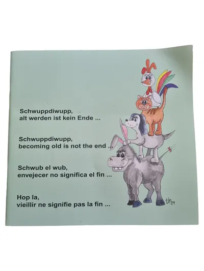 Comic Älterwerden Bremer Stadtmusikanten Deutsch Englisch Spanisch Französisch