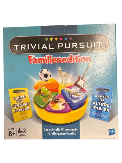 Hasbro Trivial Pursuit Familienedition Quizspiel Allgemeinwissen ab 8 J.