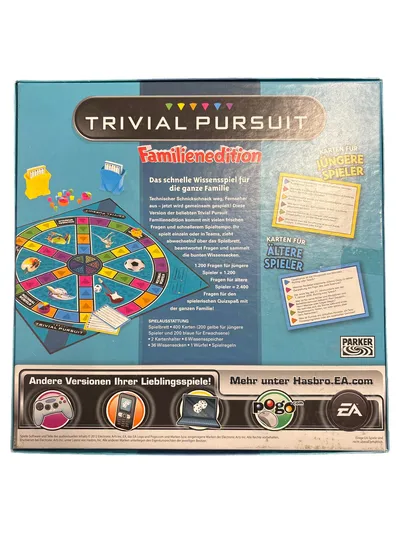 Hasbro Trivial Pursuit Familienedition Quizspiel Allgemeinwissen ab 8 J.