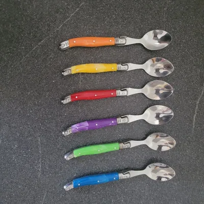 Royalty Line Esslöffel Set 6tlg Edelstahl Kunststoff Mehrfarbig 18cm