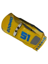 Disney Pixar Cars Dinoco 51 Spielzeugauto Modellauto Gelb 7,5 cm 1