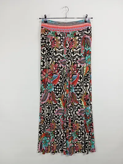 Joseph Ribkoff Damen Stoffhose Bohemian Gr. 34/XS Blumen Muster