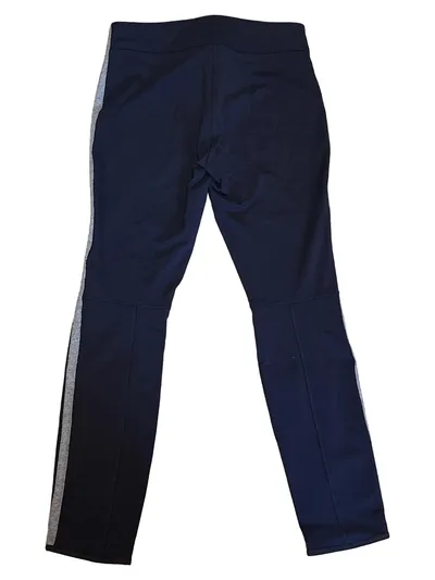 Cambio Damen Stoffhose Streifen Freizeit Blau Gr. W29/38/M L29