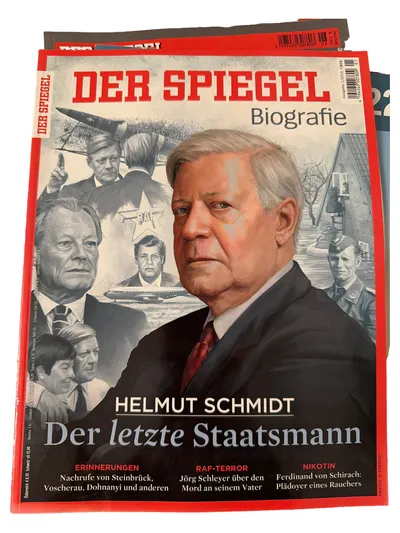 DER SPIEGEL Biografie Helmut Schmidt Der letzte Staatsmann Zeitschrift 1/2015