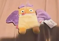 Schmidt Sorgenfresser Kuscheltier Leika Magnetplüsch Monster Gelb Lila 20 cm