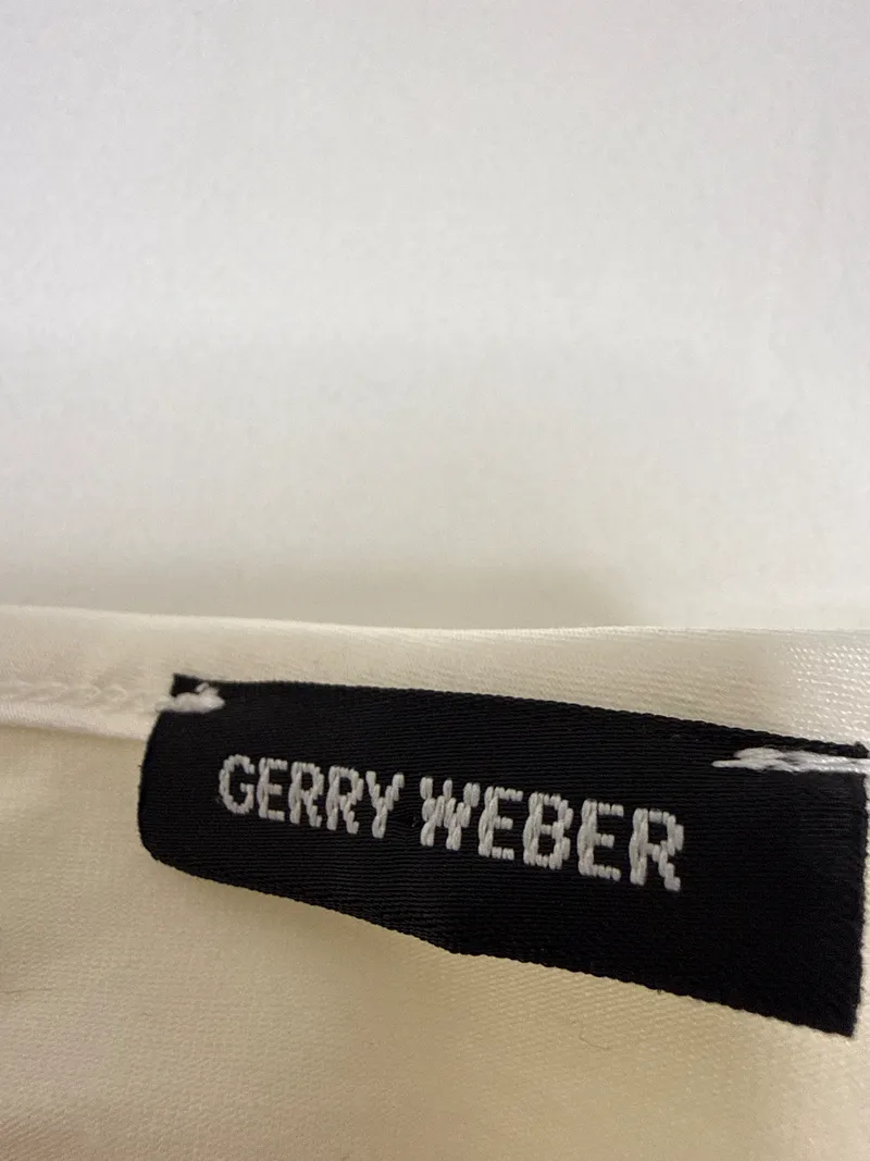 Gerry Weber Langarmshirt Damen Gr. 46 Beige Struktur Elegant 3