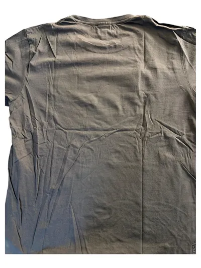 Bench Herren T-Shirt Baumwolle Kurzarm Logo Grau Gr. 52 XL