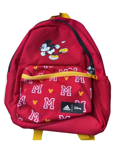 ADIDAS Kinder Rucksack Klein Schule Sportlich Rot Tiermotive