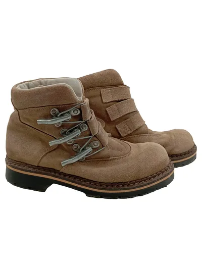 Geier Wally Damen Outdoor Stiefel Wildleder Beige Gr. 43 Schnallen