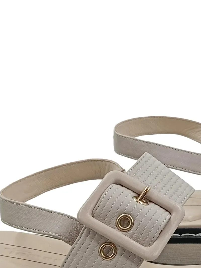 Tamaris Plateausandalen Damen Gr. 40 Beige Casual Sandalen 3