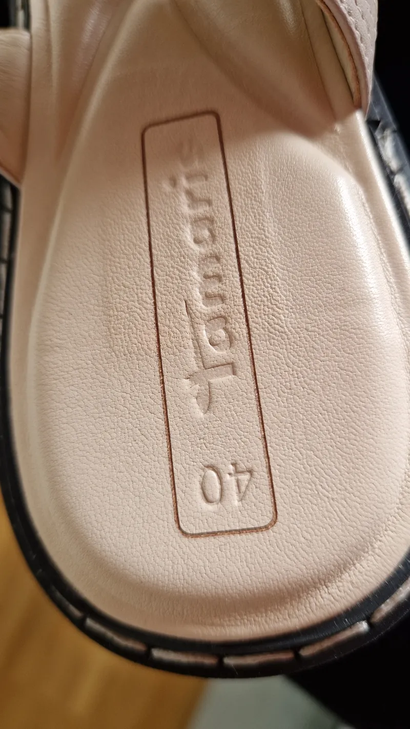 Tamaris Plateausandalen Damen Gr. 40 Beige Casual Sandalen 4