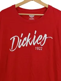 Dickies 1922 T-Shirt Herren Rot Gr. XXL Logo Print Kurzarm 2