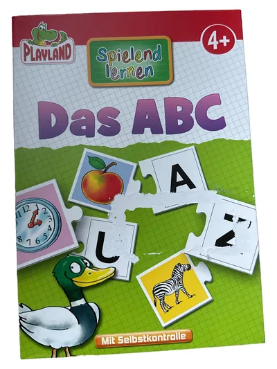 Playland Das ABC Lernspiel Pappe Vorschule Sprachen lernen Kinder