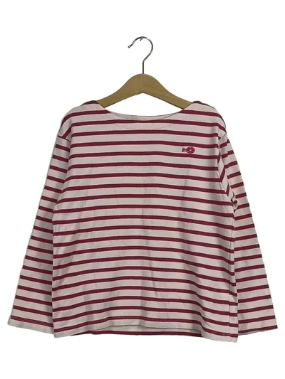 WEEKEND A LA MER Langarmshirt Gr. 128 8A Gestreift Rot Maritim Fisch Motiv