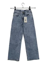 Cars Jeans Mädchen Jeans Straight Leg Strasssteine Blau Gr. 140 1