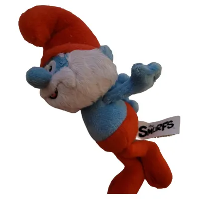 Die Schlümpfe Papa Schlumpf Kuscheltier Plüschfigur 25 cm Mehrfarbig