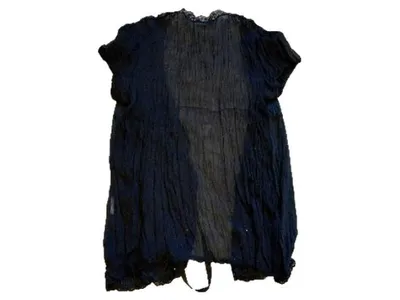Street One Damen Bluse Gr. 40/L Schwarz Strass Spitze Festlich