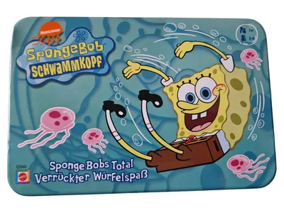 SpongeBob Schwammkopf Total Verrückter Würfelspaß Mattel Brettspiel Kinder
