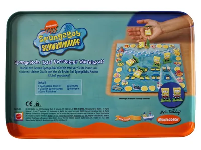 SpongeBob Schwammkopf Total Verrückter Würfelspaß Mattel Brettspiel Kinder