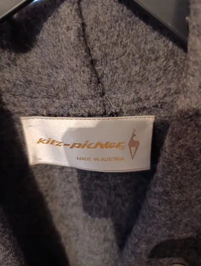 Kitz-Pichler Damen Trachtenjacke Wolle Grau Gr. 38 Made in Austria