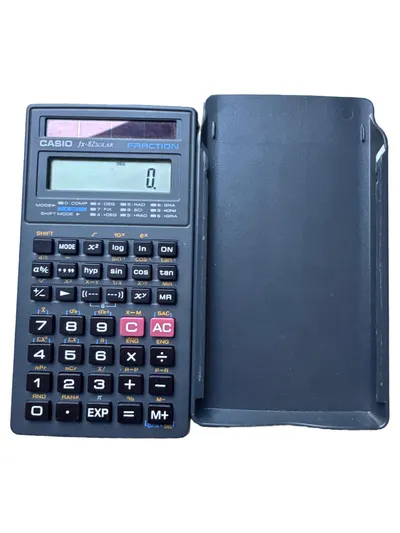 Casio fx-82SOLAR Taschenrechner Solar Grau Schulrechner