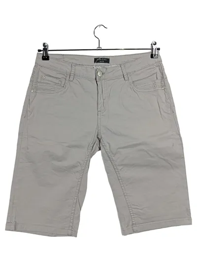 SUBLEVEL Damen Shorts Bermuda Gr. 38/M Grau Baumwolle Casual