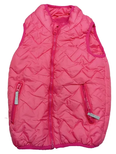 Name It Mädchen Steppweste Pink Gr. 98 Kinder Weste Reißverschluss