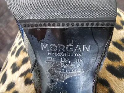 Morgan Damen Stiefelette Lackleder Schwarz Gr. 37 Blockabsatz Elegant