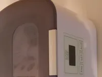 EASY HOME Ultraschall-Reinigungsgerät 50W 0,5L Timer LED-Anzeige Weiß 2