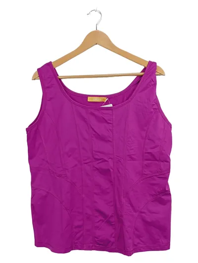 BiBA Damen Top Gr. 42/XL Pink Ärmellos Casual Stretch
