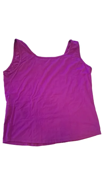 BiBA Damen Top Gr. 42/XL Pink Ärmellos Casual Stretch