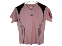 Adidas Damen Sport Shirt Gr. 40/L Rosa Schwarz Funktionsshirt 1