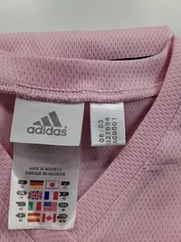 Adidas Damen Sport Shirt Gr. 40/L Rosa Schwarz Funktionsshirt 10
