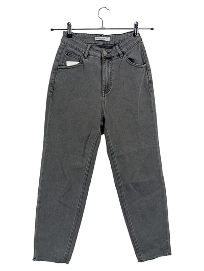 Cache Cache Damen Jeans Regular Fit Grau Gr. 160cm