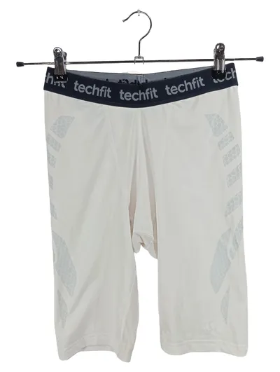 Adidas Techfit Kompressionsshorts Herren Gr. M Weiß Sport Shorts