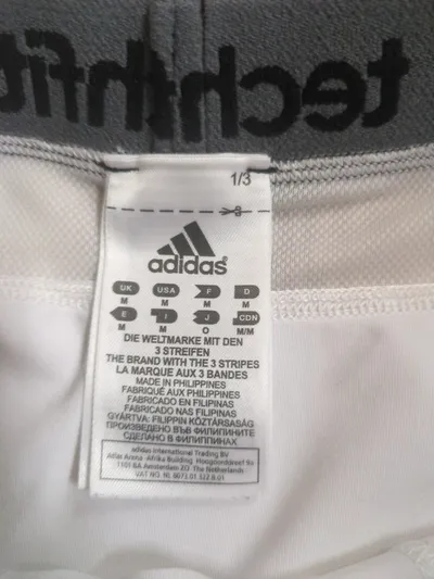 Adidas Techfit Kompressionsshorts Herren Gr. M Weiß Sport Shorts