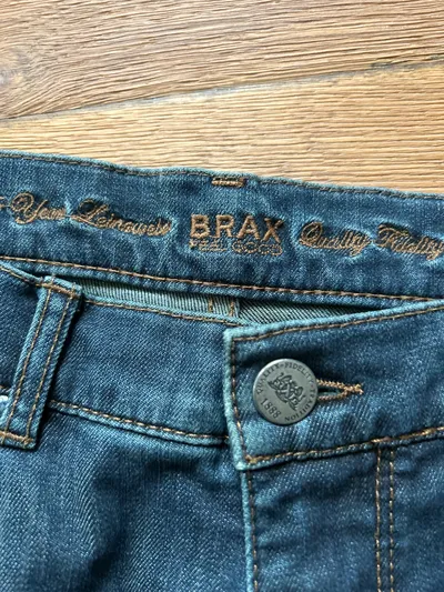 BRAX Feel Good Herren Jeans Regular Fit Gr. 48 W32 Blau Denim