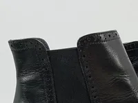 Paul Green Damen Chelsea Boots Stiefeletten Leder Schwarz Gr. 41 Blockabsatz 5