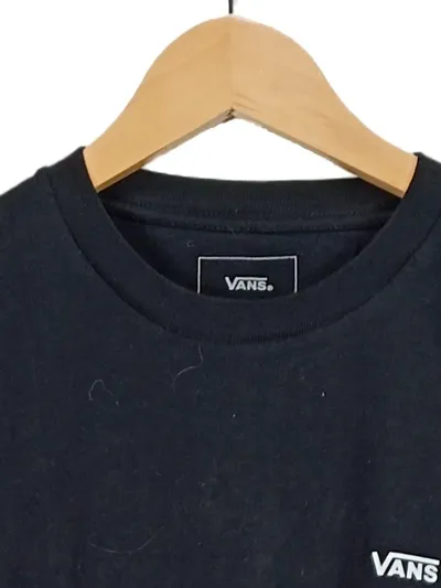 Vans Herren T-Shirt Schwarz Gr. S Logo-Print Baumwolle Casual