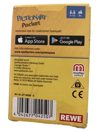 ASS Altenburger Pictionary Pocket Partyspiel Kartenspiel Reisespiel ab 8 J 2