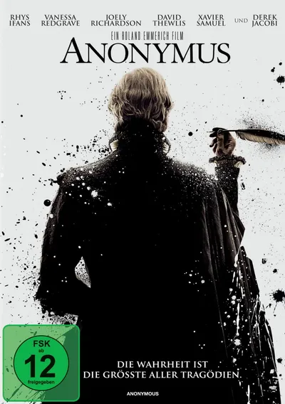 ANONYMUS DVD Roland Emmerich Biografischer Film FSK 12 Rhys Ifans