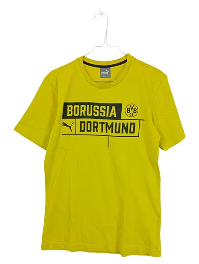PUMA Borussia Dortmund BVB Herren Fanshirt T-Shirt Gr. S 44/46 Gelb