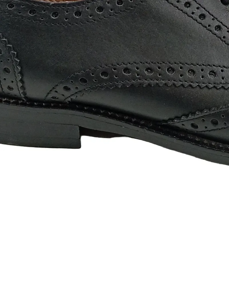 Ben Sherman Herren Brogue Schnürschuhe Leder Schwarz Gr. 43 Business 3