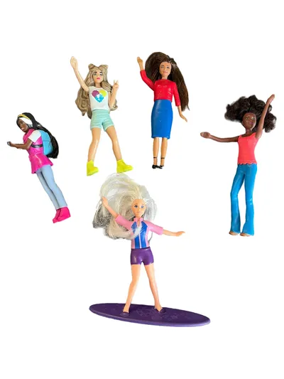 Mattel Barbie McDonald's Edition Puppen Set Ankleidepuppe Konvolut 30cm