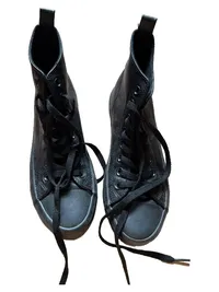 British Knights Sneaker High Top Herren Gr. 39 Schwarz Leder Schnürschuhe 3