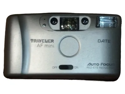 Traveler AF mini Analogkamera Reisekamera Autofokus Silber