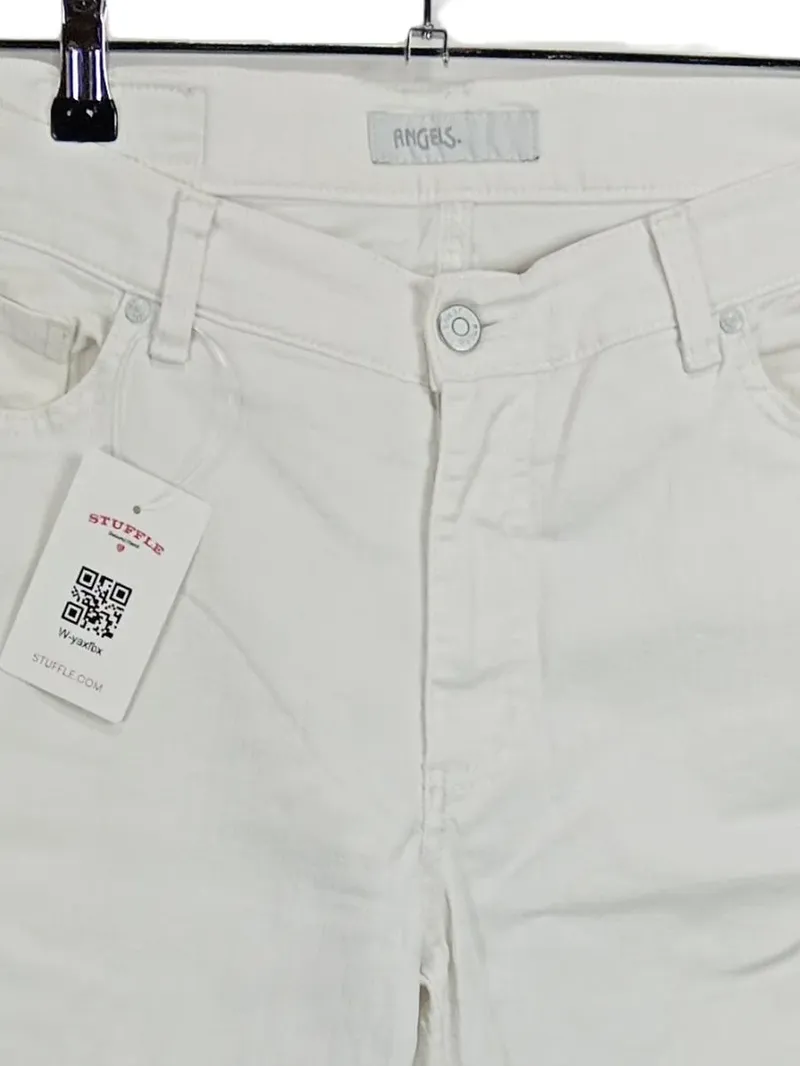 ANGELS Damen Jeans Slim Fit Weiß Gr. 44 W35 L30 Stretch Hose 2